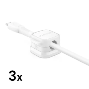 Joyroom JR-ZS368 magnetic cable organizer - white (3 pcs.)eng