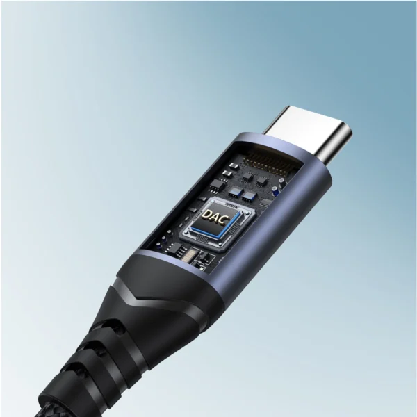 Joyroom SY-C01 USB-C DAC adapter to 3.5 mm mini jack - blackeng