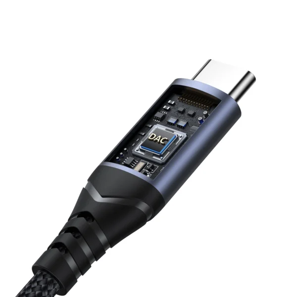 Joyroom SY-C01 USB-C DAC adapter to 3.5 mm mini jack - blackeng