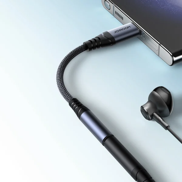 Joyroom SY-C01 USB-C DAC adapter to 3.5 mm mini jack - blackeng