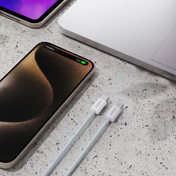 Dudao L6C USB-C - USB-C PD 30W cable 2m - light blueeng