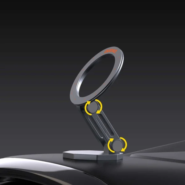 Dudao F17+ magnetic car holder for the dashboard - grayeng