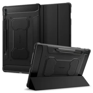 Spigen Rugged Armor Pro Case for Samsung Galaxy Tab S9 FE+ 12.4'' X610 / X616B - Blackeng