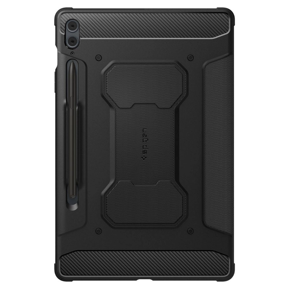 Spigen Rugged Armor Pro Case for Samsung Galaxy Tab S9 FE+ 12.4'' X610 / X616B - Blackeng