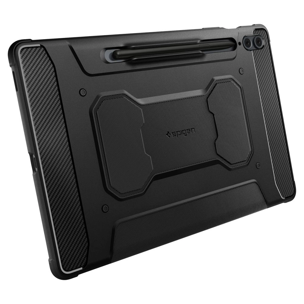 Spigen Rugged Armor Pro Case for Samsung Galaxy Tab S9 FE+ 12.4'' X610 / X616B - Blackeng