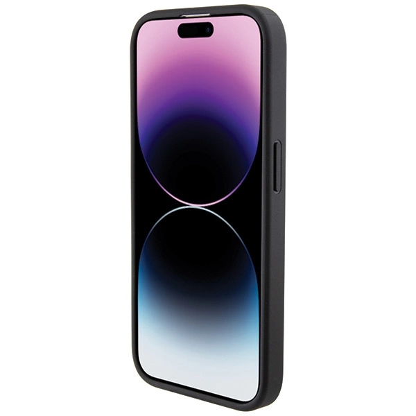 BMW Leather Blue Dots case for iPhone 15 Pro - blackeng