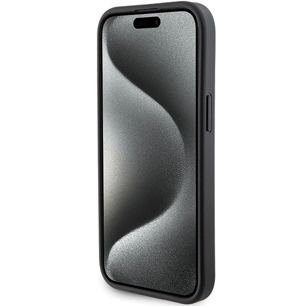 BMW Grip Stand Smooth & Carbon case for iPhone 15 - blackeng