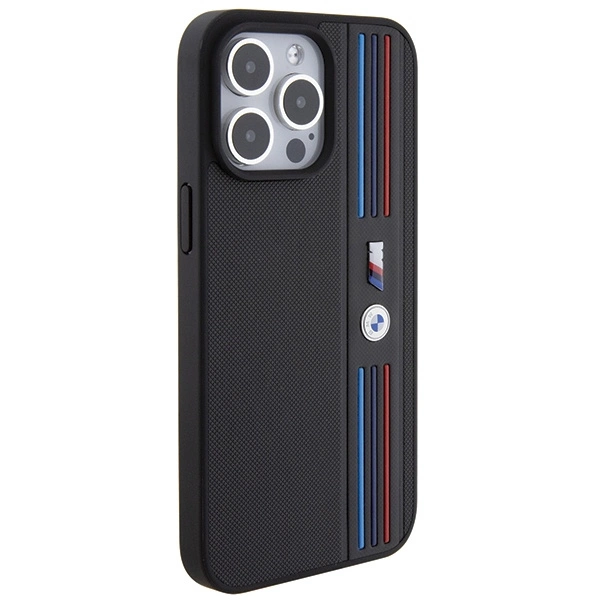 BMW Tricolor M Collection case for iPhone 15 Pro Max - blackeng