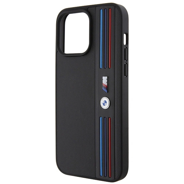 BMW Tricolor M Collection case for iPhone 15 Pro Max - blackeng