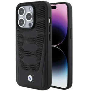 BMW Leather Seats Pattern case for iPhone 15 Pro Max - blackeng