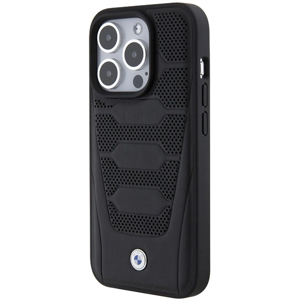 BMW Leather Seats Pattern case for iPhone 15 Pro Max - blackeng