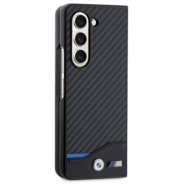 BMW Leather Carbon case for Samsung Galaxy Z Fold 5 - blackeng