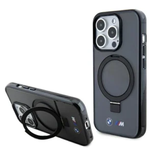 BMW Ring Stand M Collection MagSafe Case for iPhone 15 Pro - Blackeng