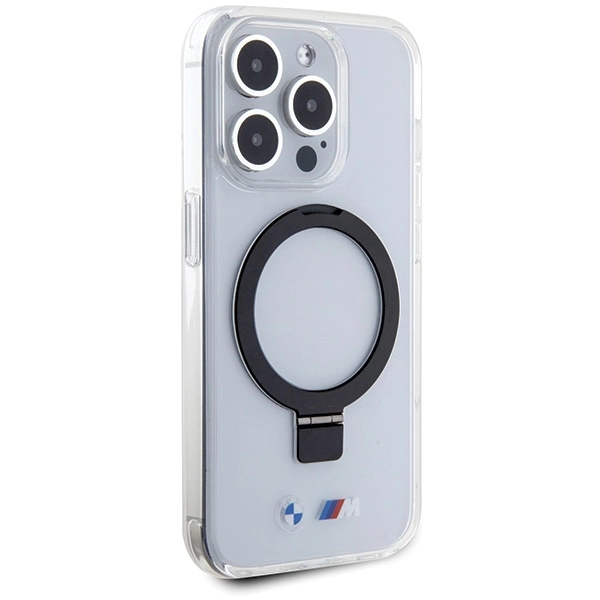 BMW Ring Stand M Collection MagSafe Case for iPhone 15 Pro - Cleareng