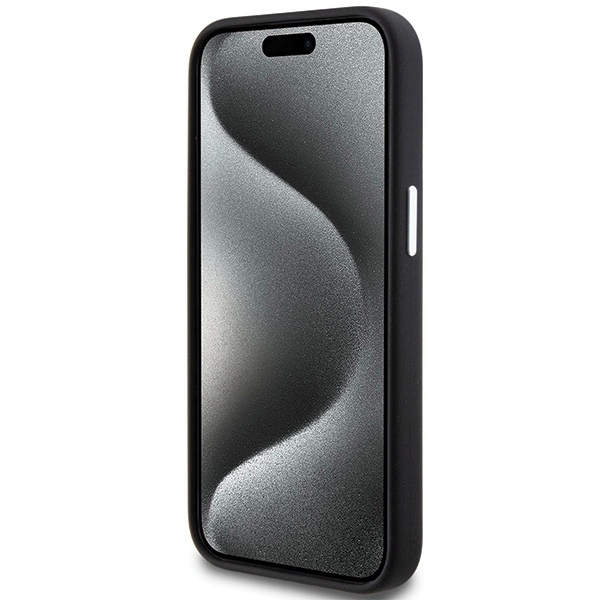 BMW Signature Liquid Silicone MagSafe case for iPhone 15 Plus - blackeng