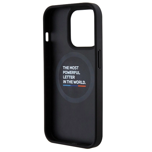 BMW Leather Carbon MagSafe iPhone 15 Pro Max Case - Blackeng