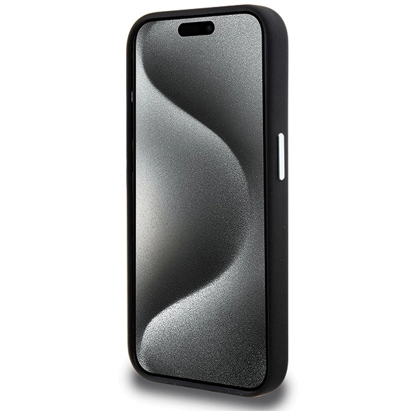BMW Signature Liquid Silicone MagSafe case for iPhone 15 Pro Max - blackeng