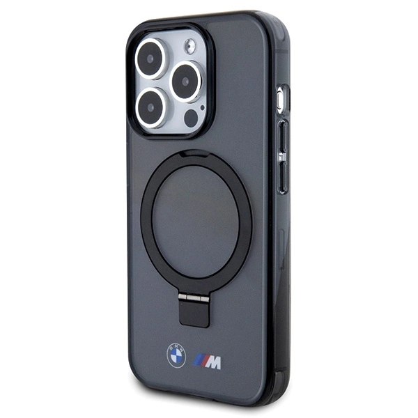 BMW Ring Stand M Collection MagSafe case for iPhone 15 Pro Max - blackeng