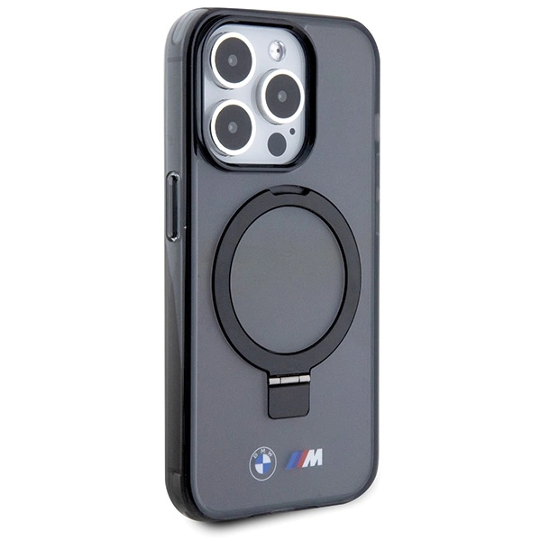 BMW Ring Stand M Collection MagSafe case for iPhone 15 Pro Max - blackeng