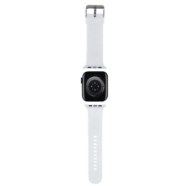 Karl Lagerfeld 3D Rubber Choupette Head Strap for Apple Watch 42/44/45/49mm - Whiteeng