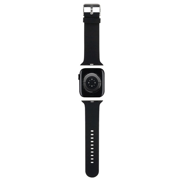 Karl Lagerfeld 3D Rubber Karl&Choupette Heads strap for Apple Watch 38/40/41mm - blackeng