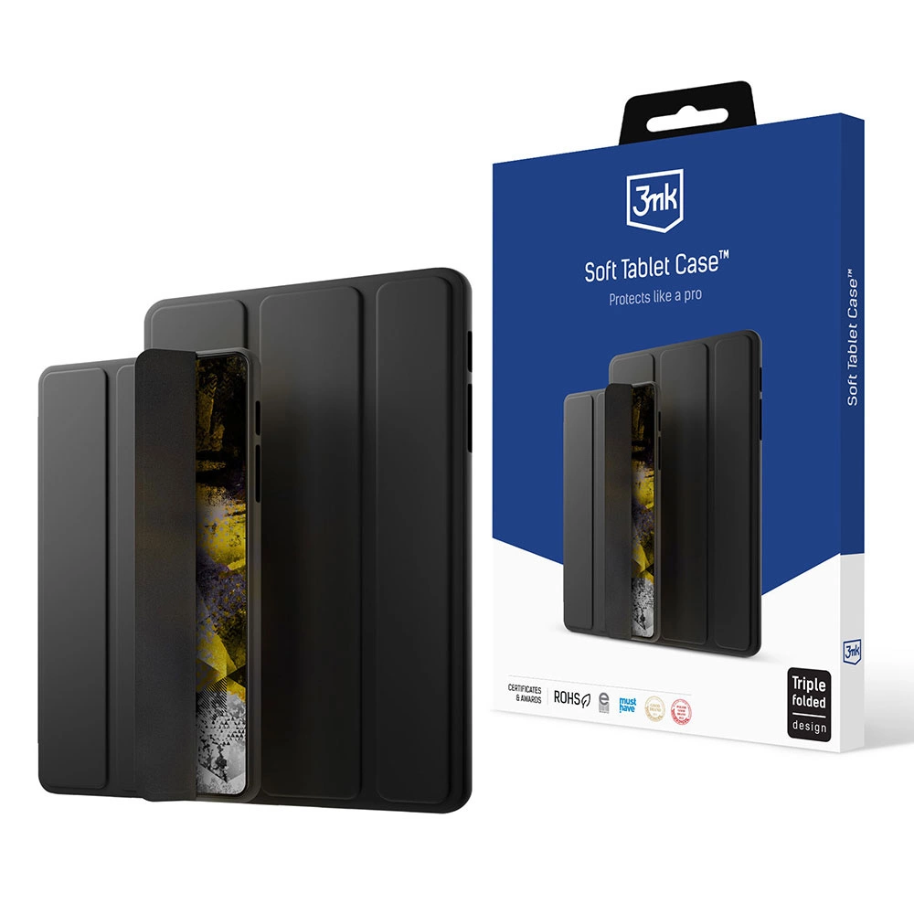 3mk Soft Tablet Case for Samsung Galaxy Tab S9 FE - blackeng
