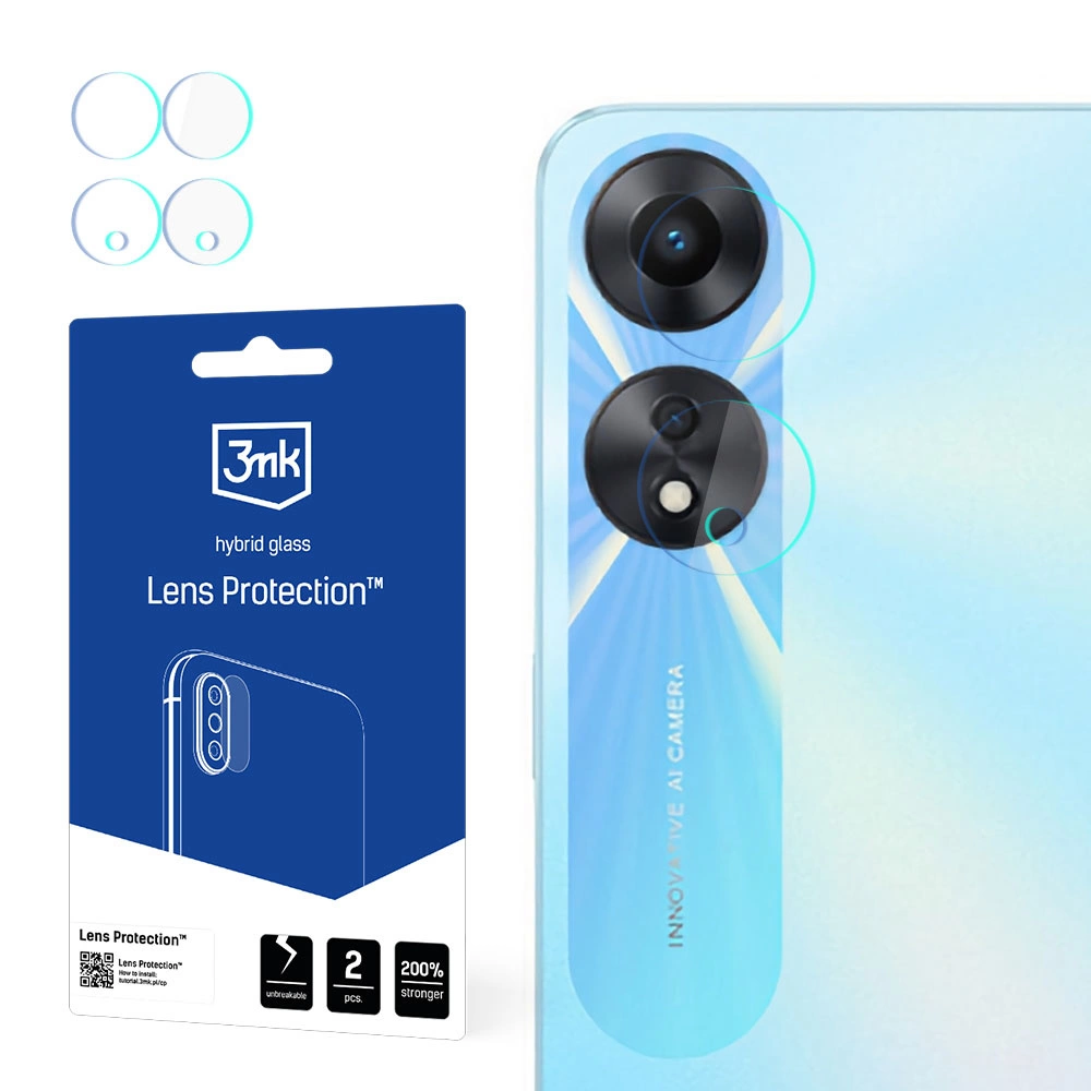 3mk Lens Protection™ hybrid camera glass for Oppo A58 5Geng