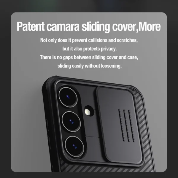 Nillkin CamShield Pro armored case with camera cover for Samsung Galaxy S24 - greeneng