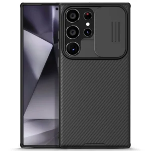 Nillkin CamShield Pro Armored Case with Camera Protector for Samsung Galaxy S24 Ultra - Blackeng