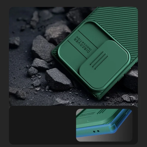 Nillkin CamShield Pro Armored Case with Camera Protector for Samsung Galaxy S24 Ultra - Blackeng