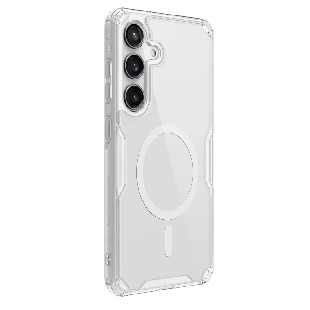 Nillkin Nature Pro armored case with a magnetic ring for Samsung Galaxy S24+ - whiteeng