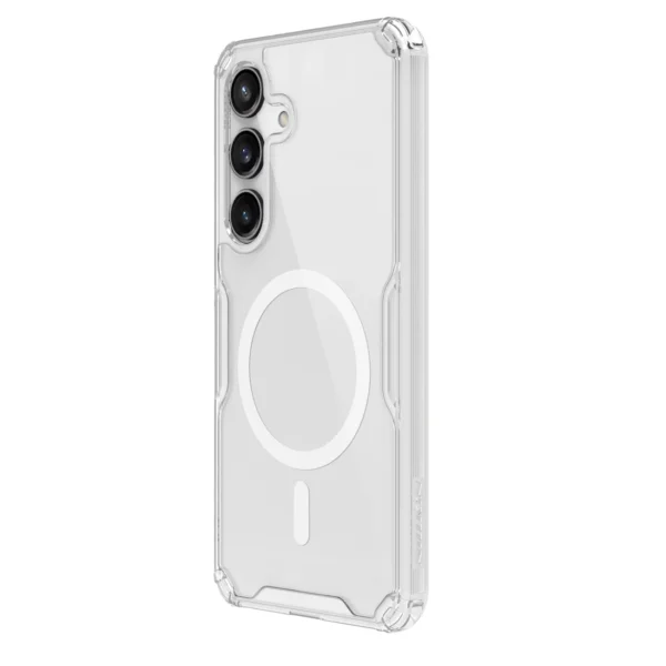 Nillkin Nature Pro armored case with a magnetic ring for Samsung Galaxy S24+ - whiteeng