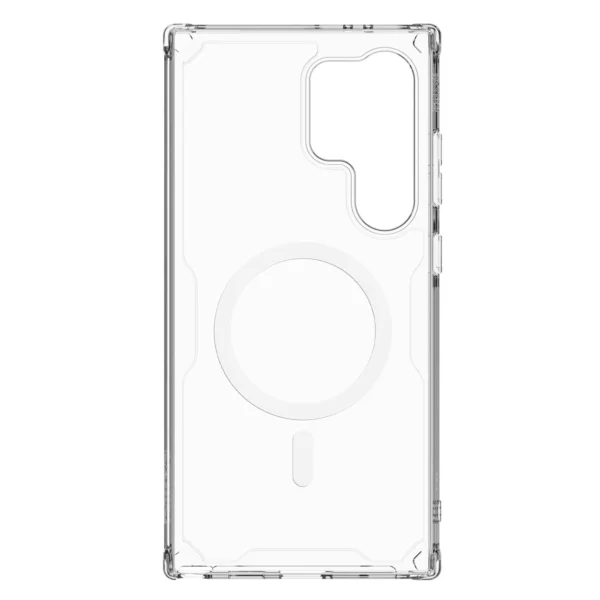 Nillkin Nature Pro armored case with a magnetic ring for Samsung Galaxy S24 Ultra - whiteeng