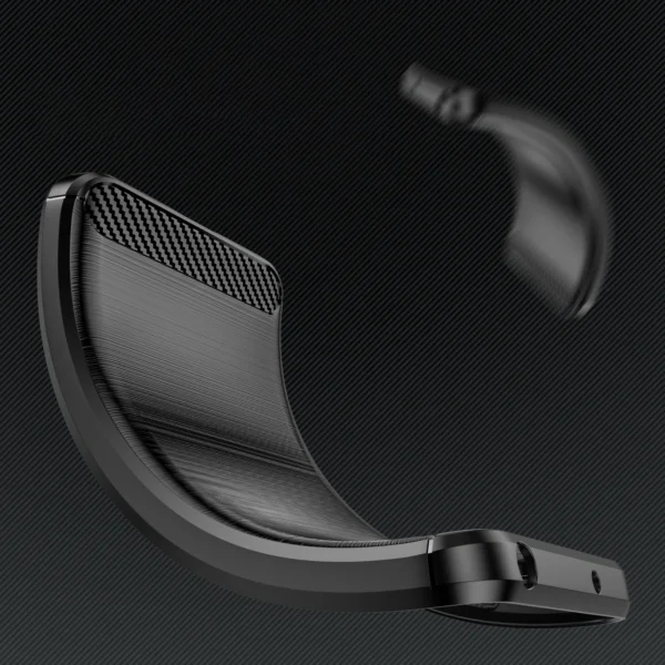 Carbon Case for Samsung Galaxy S24 Flexible Silicone Carbon Cover - Blackeng