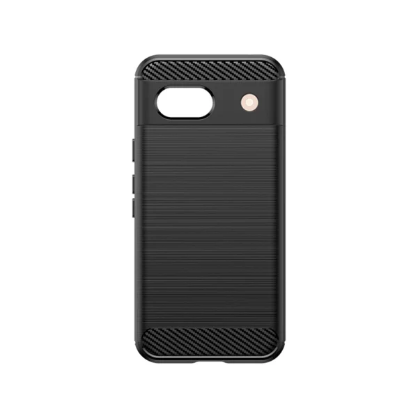Carbon Case for Google Pixel 8A Flexible Silicone Carbon Cover - Blackeng