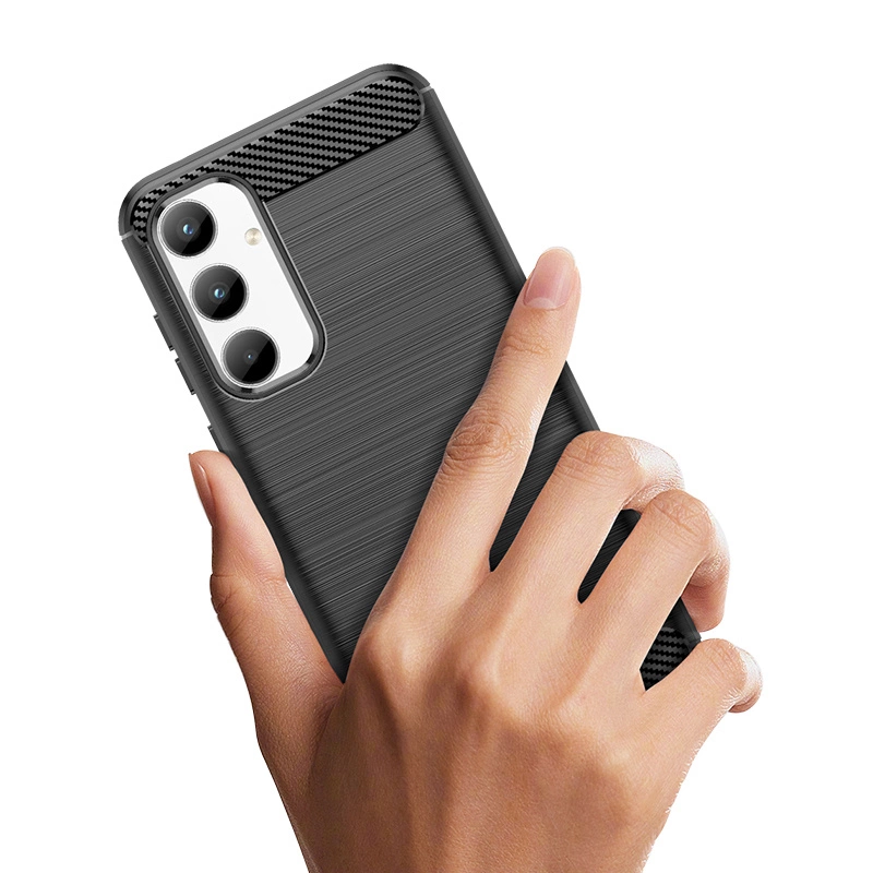 Carbon Case for Samsung Galaxy A35 - blackeng