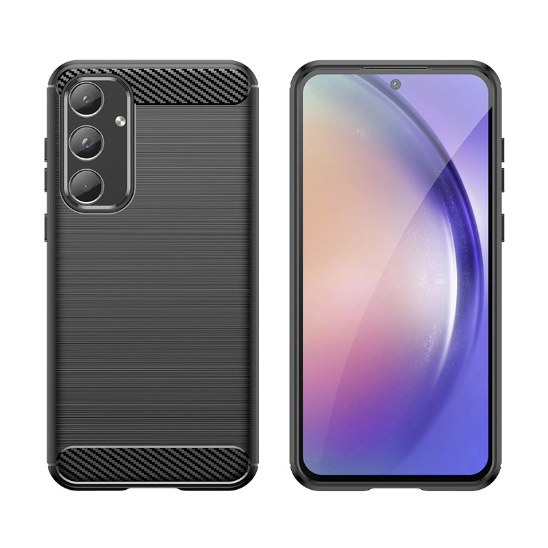Carbon Case for Samsung Galaxy A55 - blackeng