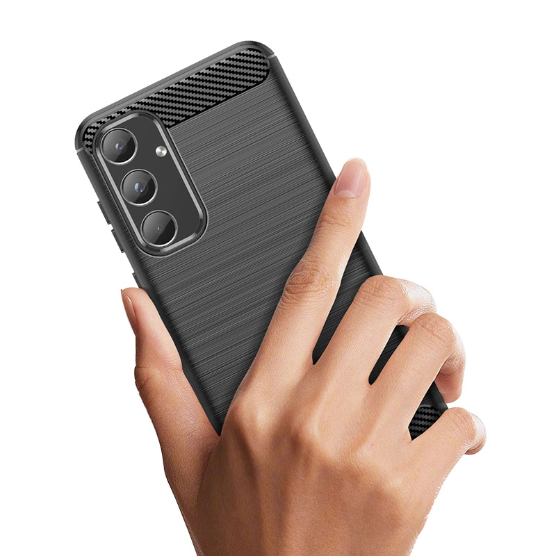 Carbon Case for Samsung Galaxy A55 - blackeng