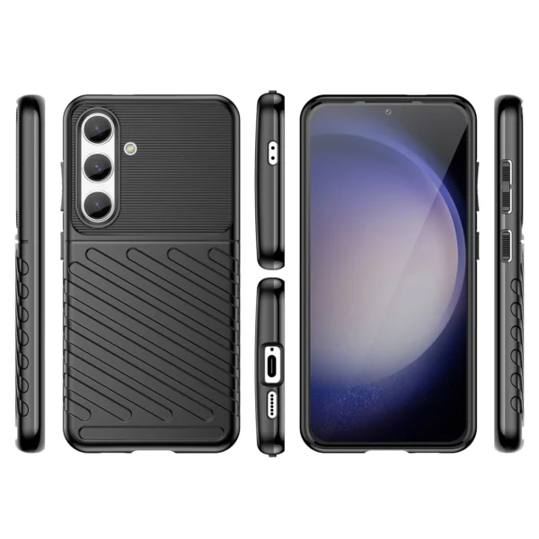 Thunder Case armored case for Samsung Galaxy S24 - blackeng