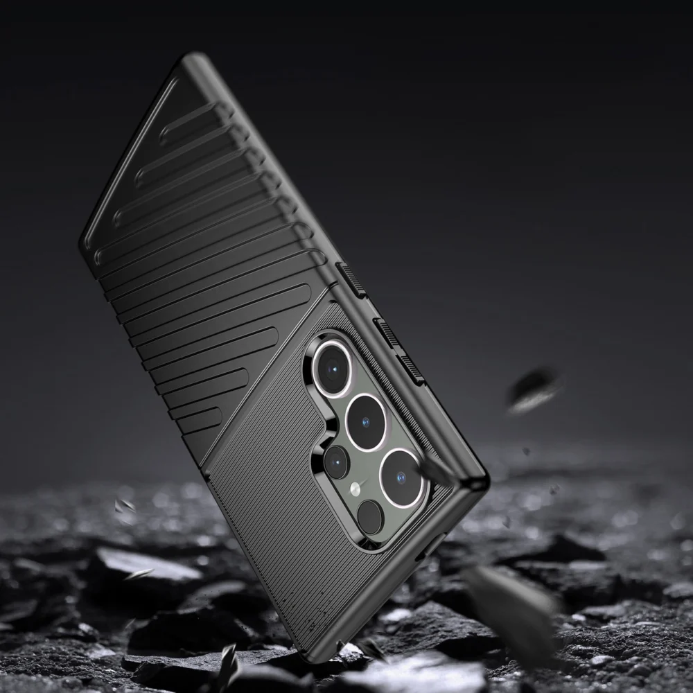 Thunder Case armored case for Samsung Galaxy S24 Ultra - blackeng