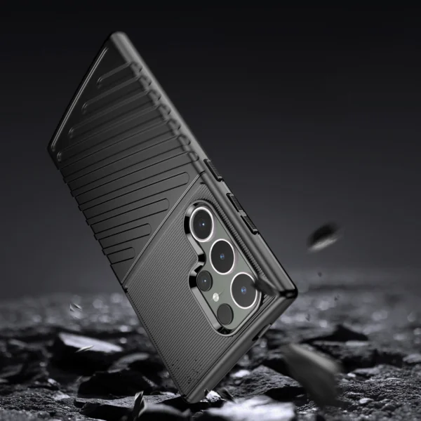 Thunder Case armored case for Samsung Galaxy S24 Ultra - blackeng