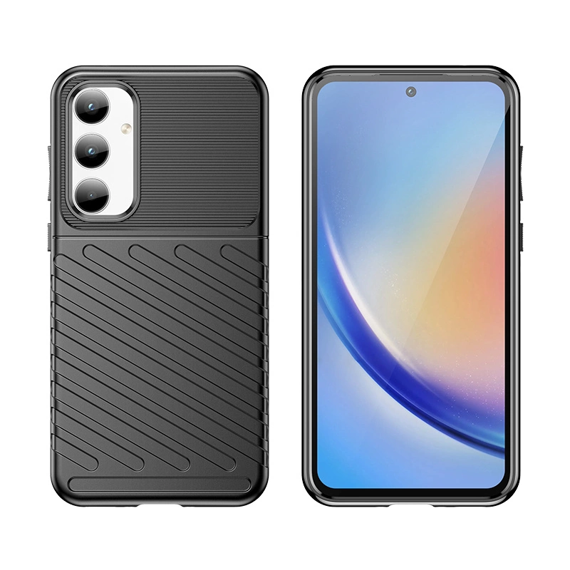 Thunder Case armored case for Samsung Galaxy A35 - blackeng