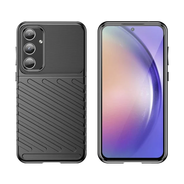 Thunder Case armored case for Samsung Galaxy A55 - blackeng