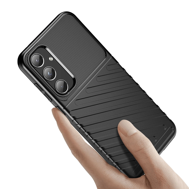 Thunder Case armored case for Samsung Galaxy A55 - blackeng