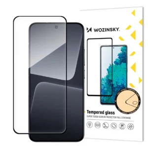 Wozinsky Full Glue tempered glass with black frame for Xiaomi 14eng