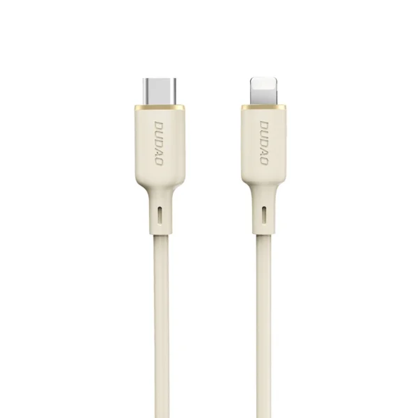 Dudao L7SCL USB-C - Lightning cable 30W 1m - beigeeng