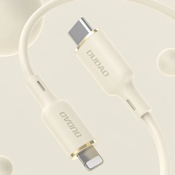 Dudao L7SCL USB-C - Lightning cable 30W 1m - beigeeng