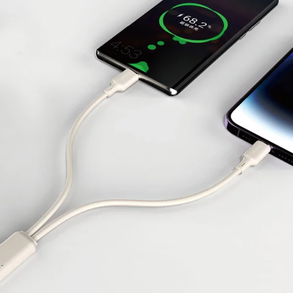 Dudao L7SCL USB-C - Lightning cable 30W 1m - beigeeng