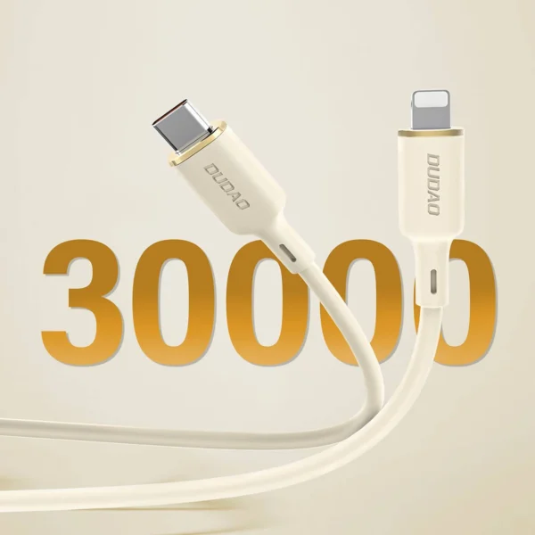 Dudao L7SF 2in1 cable USB-C - USB-C / Lightning 100W 1.2m - beigeeng