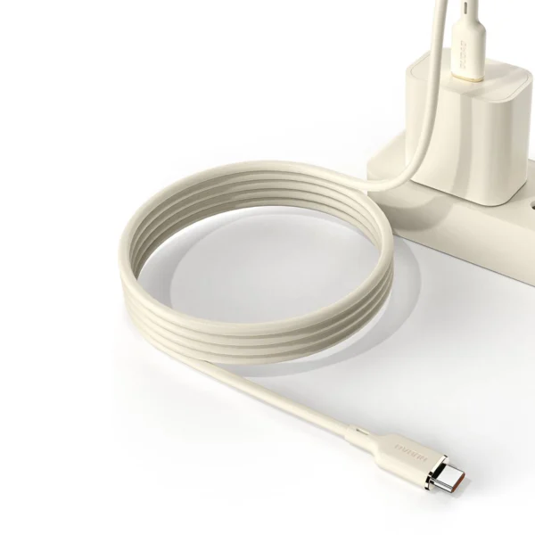 Dudao L7SF 2in1 cable USB-C - USB-C / Lightning 100W 1.2m - beigeeng
